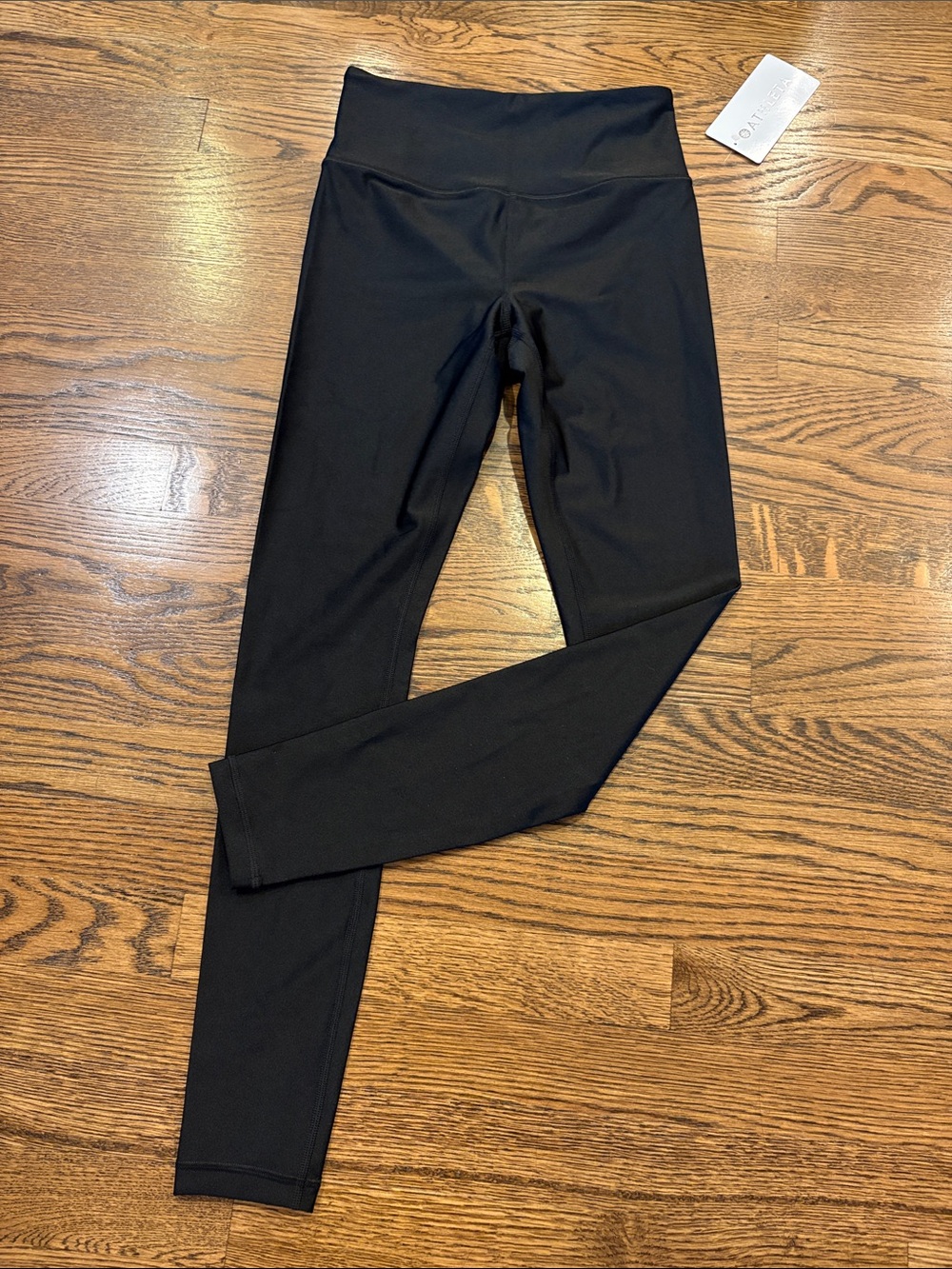Athleta NWT Elation Sheen tights leggings, xS, black